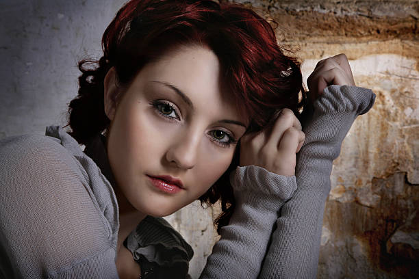 istock Young woman with enigmatic look 146770511