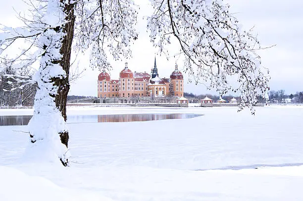 Schloss Moritzburg in Winter - Saxony - Germany