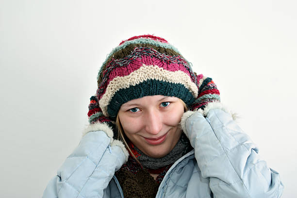 istock The woman in winter clothes. 146770816