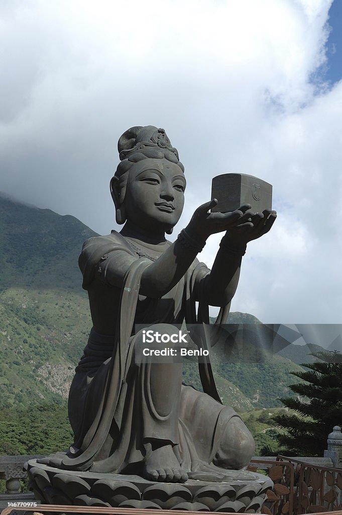 Tian Tan Buddha in Hong Kong - Lizenzfrei Asiatischer und Indischer Abstammung Stock-Foto