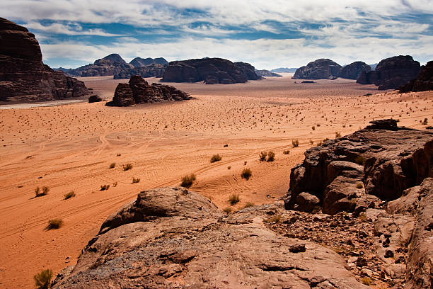 istock Scenic view of Wadi Rum desert, Jordan. 146771012