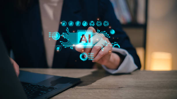 istock Technology and people concept women use AI to help work, AI Learning, and Artificial Intelligence Concepts. Business, modern technology, internet, and networking concept. AI technology in everyday life. 1467713835