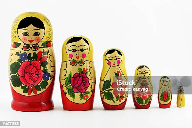 Babushka - Fotografias de stock e mais imagens de Boneca Russa - Boneca Russa, Figura para recortar, Babushka