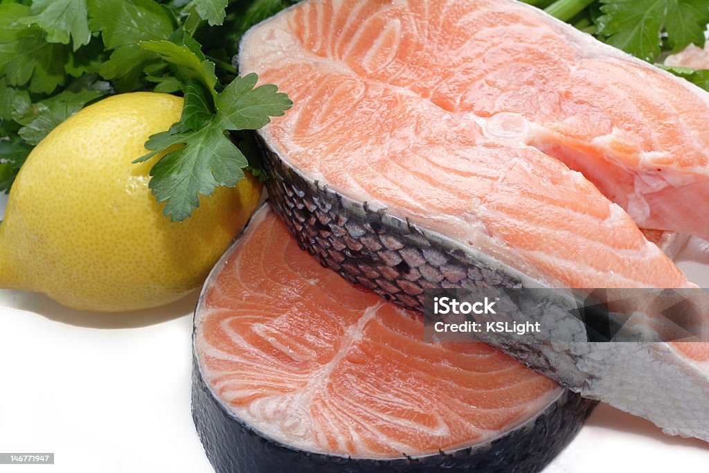 Salmone - Foto stock royalty-free di Alimentazione sana