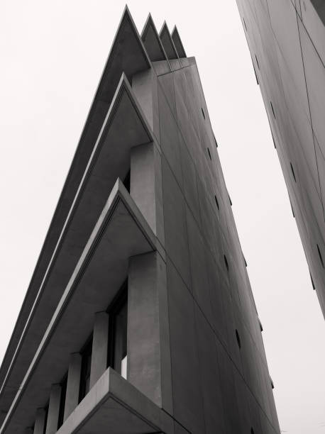 istock Concrete modern building facade architecture, Milan 1467721207
