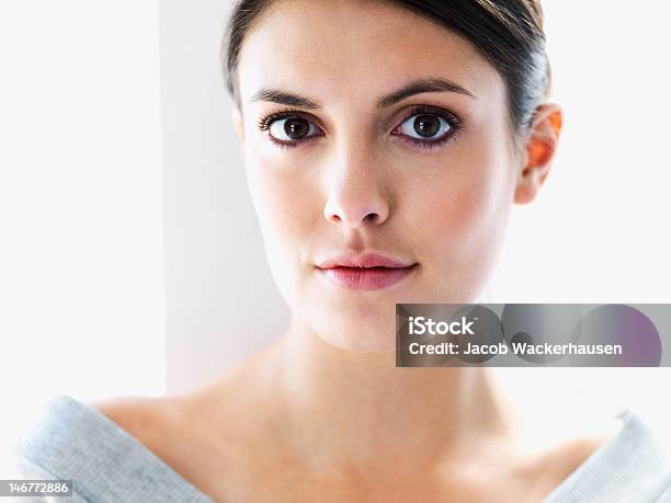 Closeup Of A Beautiful Young Confident Woman Stock Photo - Download Image Now - Concepts, Cut Out, Eye