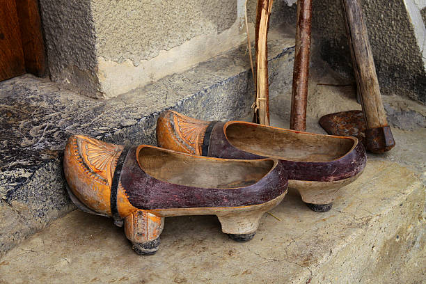 Hooves Wood Tradition stock photo