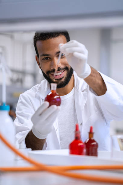 istock Chemistry professor and students in the laboratory 1467732040