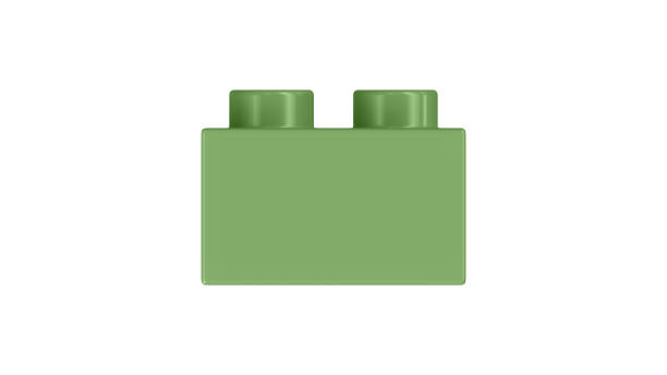 istock Green Tea Toy Block Isolated on a White Background. 1467733655