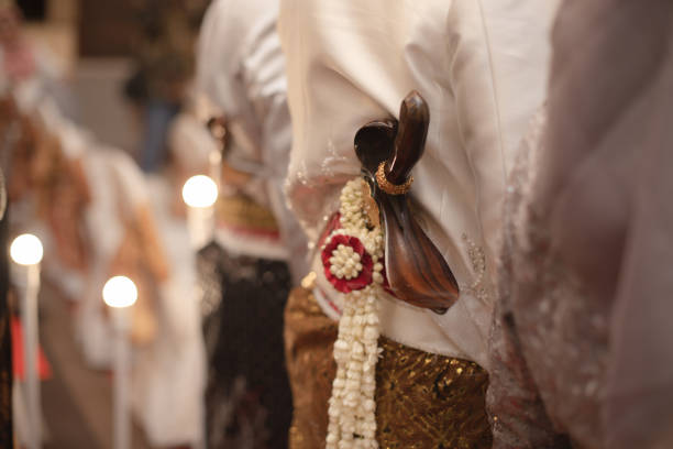 istock Javanese custom at a wedding in Indonesia 1467740045