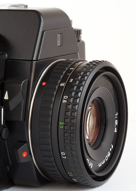 istock Closeup vintage SLR camera 146774078