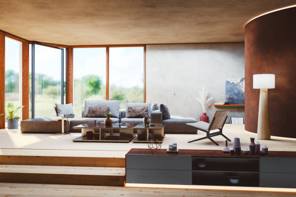 istock Modern living room in a house 1467742963