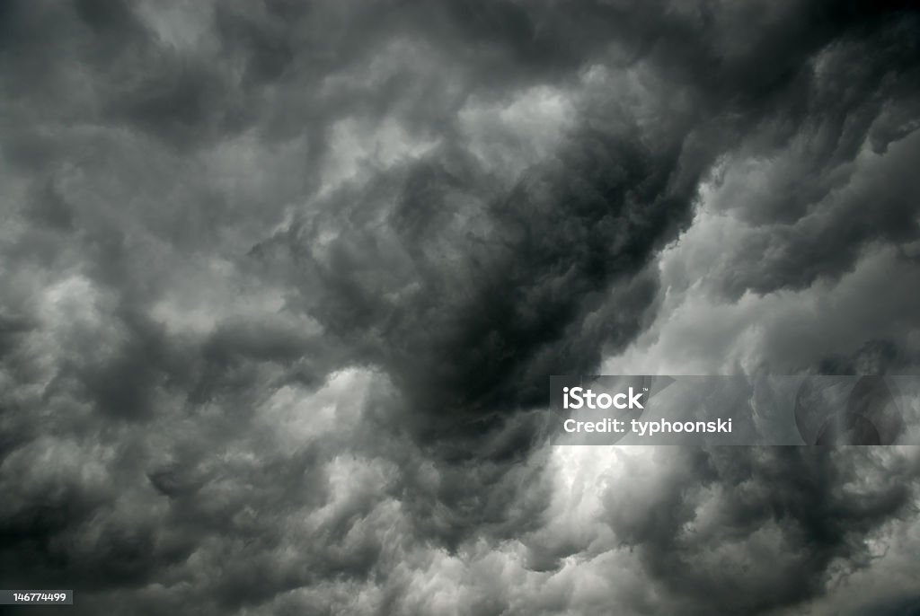Cinzento nuvens - Royalty-free Abstrato Foto de stock