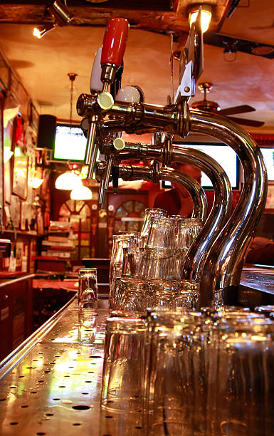 istock Beer-taps in a 