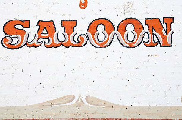 istock vintage saloon sign 146774731