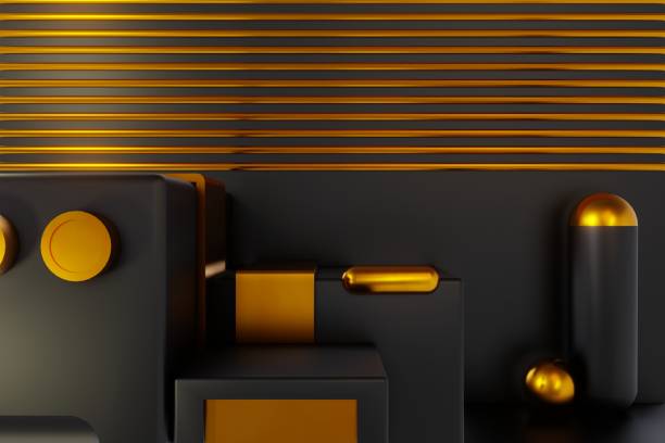 istock Mock up winner podium on color background, 3d render, 3d illustration 1467748897