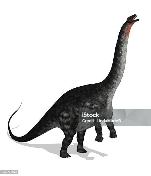 Photo libre de droit de Apatosaurus Atteindre banque d'images et plus d'images libres de droit de Brontosaure - Brontosaure, Animal disparu, Création numérique