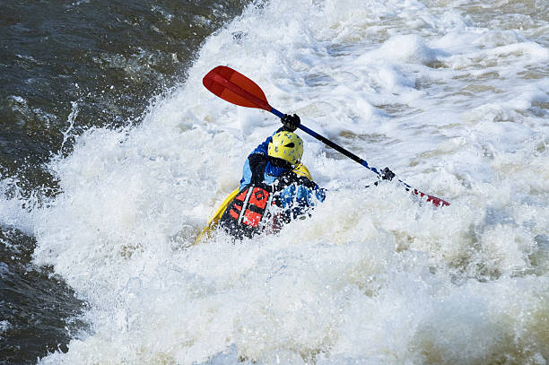 カヤック - kayaking white water atlanta river nature ストックフォトと画像