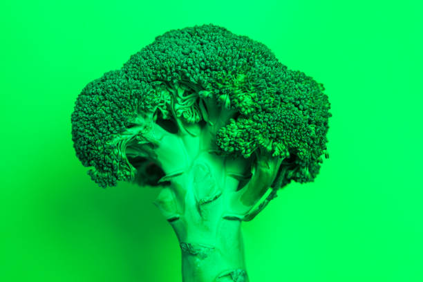 istock Green broccoli at green background 1467753723