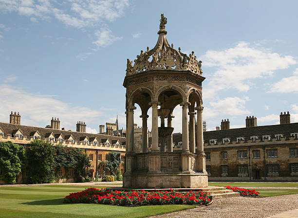 istock College Courtyard with fountain 146776157