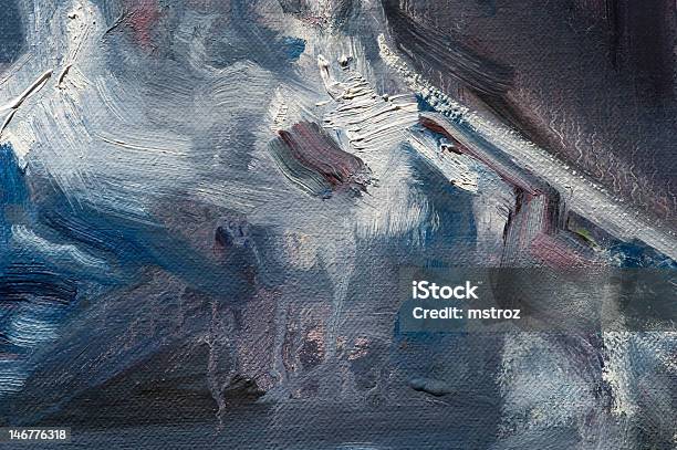 Makro Von Lila Blau Und Weiß Ölmalerei Stock Vektor Art und mehr Bilder von Abstrakt - Abstrakt, Bildeffekt, Bildhintergrund