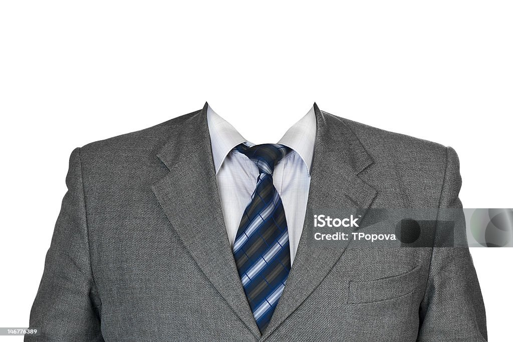 Completo grigio - Foto stock royalty-free di Abbigliamento