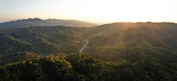 istock Mountain range in the summer morning 1467764540
