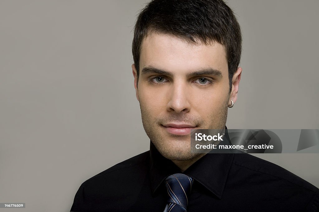 portrait of a young businessman Close-up of a young businessman. Adult Stock Photo