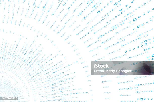 Big Data Visualization Analysis Technology Abstract Binary Code ...