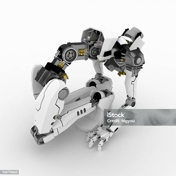 슬림 로봇 구부러진 등 로봇에 대한 스톡 사진 및 기타 이미지 - 로봇, 유연성, 3차원 형태