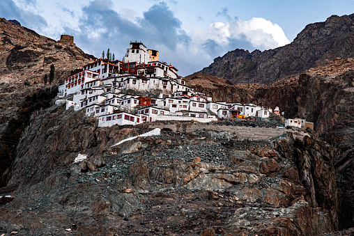 Monasterio de Diskit, valle de Nubra, Leh Ladakh, Idia. photo