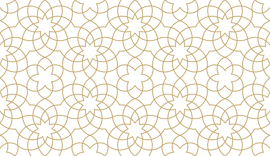 Seamless geometric pattern in authentic arabian style. Vector illustration