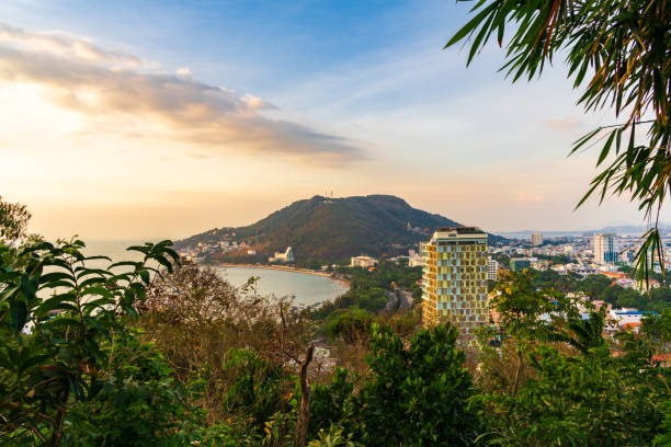 istock Vung Tau city aerial view at night 1467770192