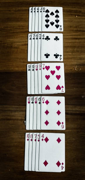 カードゲーム - nine of spades ストックフォトと画像