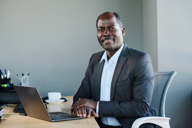 istock Happy experienced chief executive officer looking at camera 1467780471