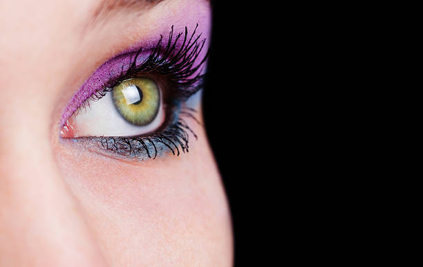 istock Closeup on eye with beautiful makeup 146778060