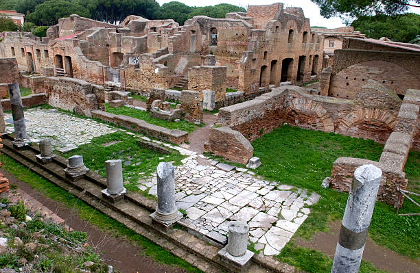 istock Roman column at Ostia Antica, Italy 146778653