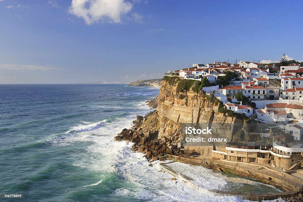 Idilliaca villaggio balneare - Foto stock royalty-free di Acqua