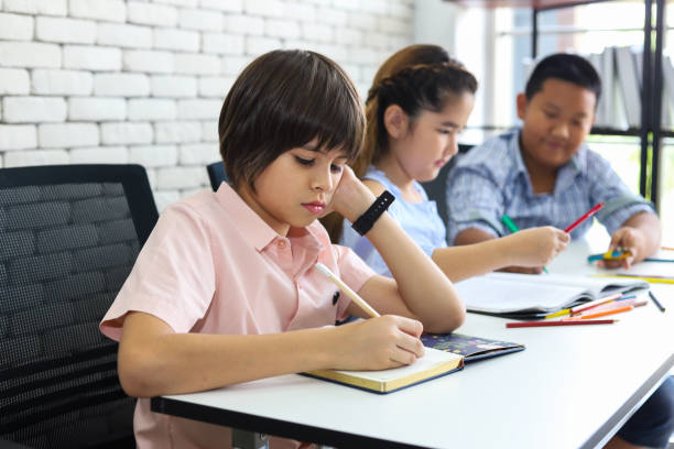 istock Students are writing down the tasks the teacher has given them in class. 1467788749