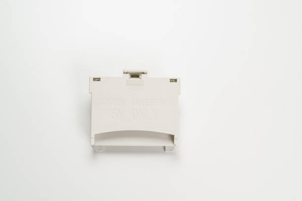 istock ADAPTER CAM module for digital card, for TV on a white background. 1467789402