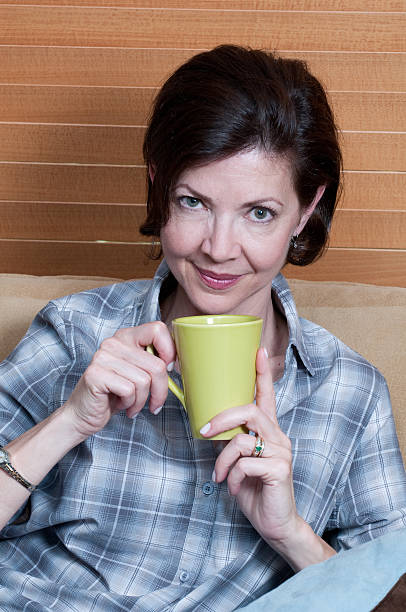 istock Mature Woman Drinking Coffee 146779105