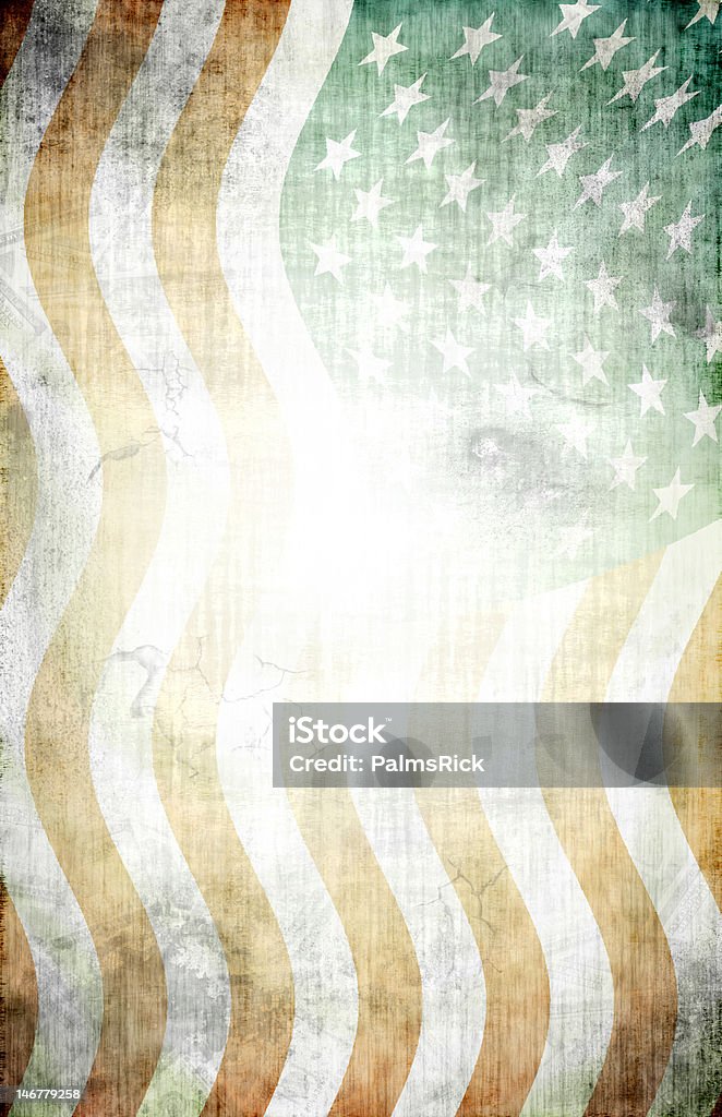 Grunge bandeira americana fundo XL - Royalty-free Bandeira dos Estados Unidos da América Foto de stock