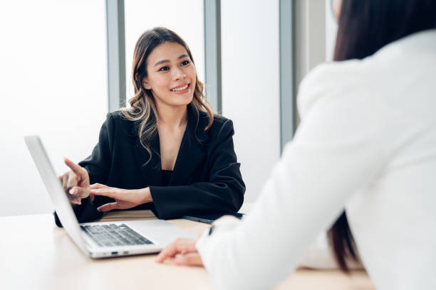 istock Business partners having meeting in coworking office space 1467792954
