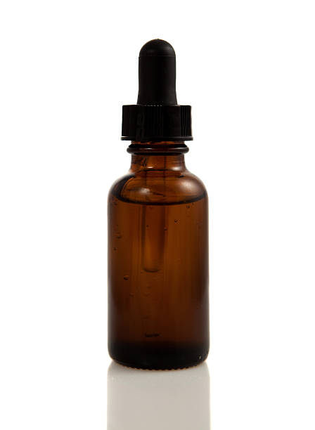 Tincture Bottle Isolated On A White Background stock photo