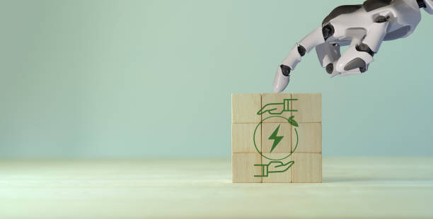 istock Technology for renewable and sustainable energy sources. Sustainable development goals and strategies. Eco friendly, ecology, clean energy, green investment and environment protection concept. 1467797161