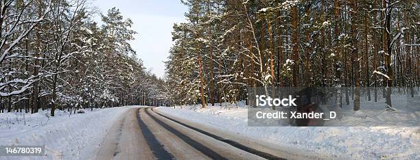 Snow Road Stock Photo - Download Image Now - Backgrounds, Blue, Climate
