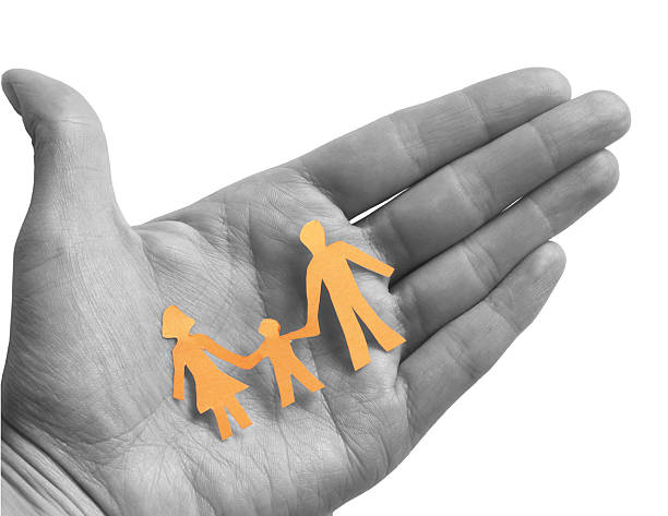 istock family on the hand 146780474