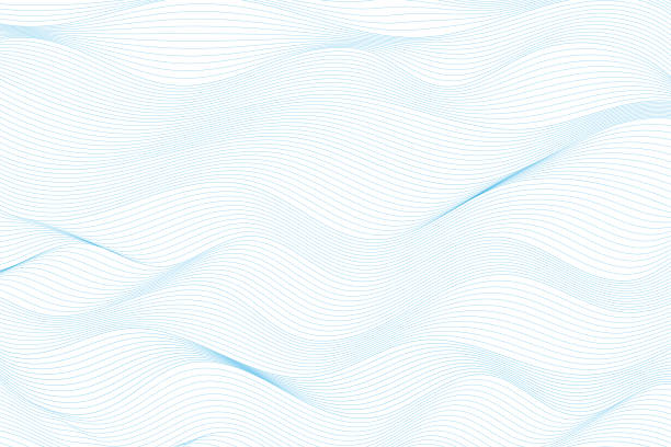 узор голубой волны может передать ощущение стабильности, надежности и спокойствия. синий часто ассоциируется с этими качествами, и волново - fluidity water wave wave pattern stock illustrations