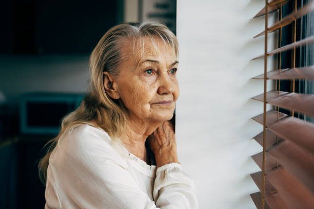istock Senior portrait, Grandmother using smart phone at home 1467807745