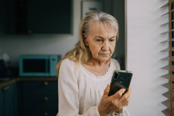 istock Happy retirement people relaxing and resting at home 1467807821